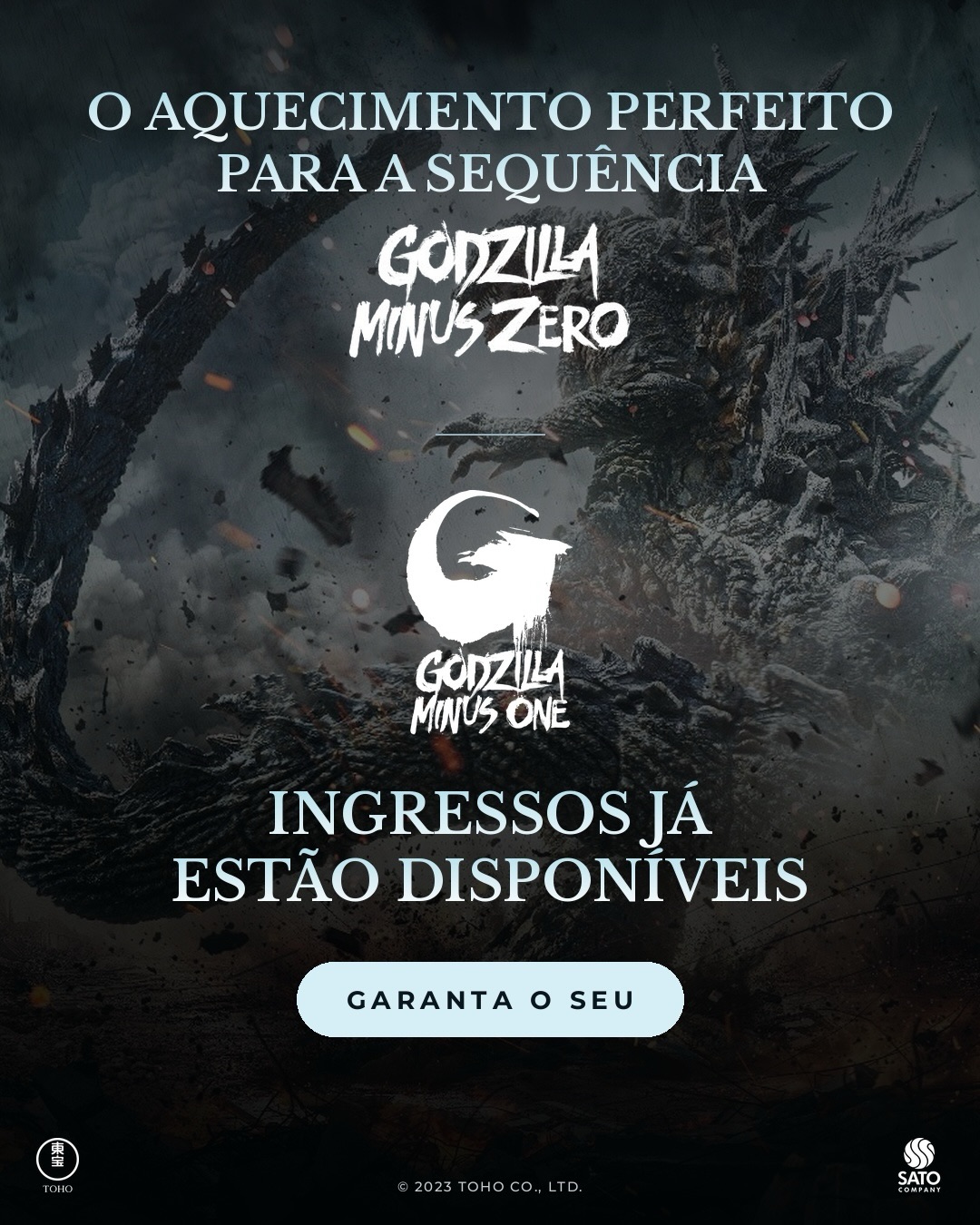 Por que rever GODZILLA MINUS ONE no cinema? Quem já viu sabe: é uma…