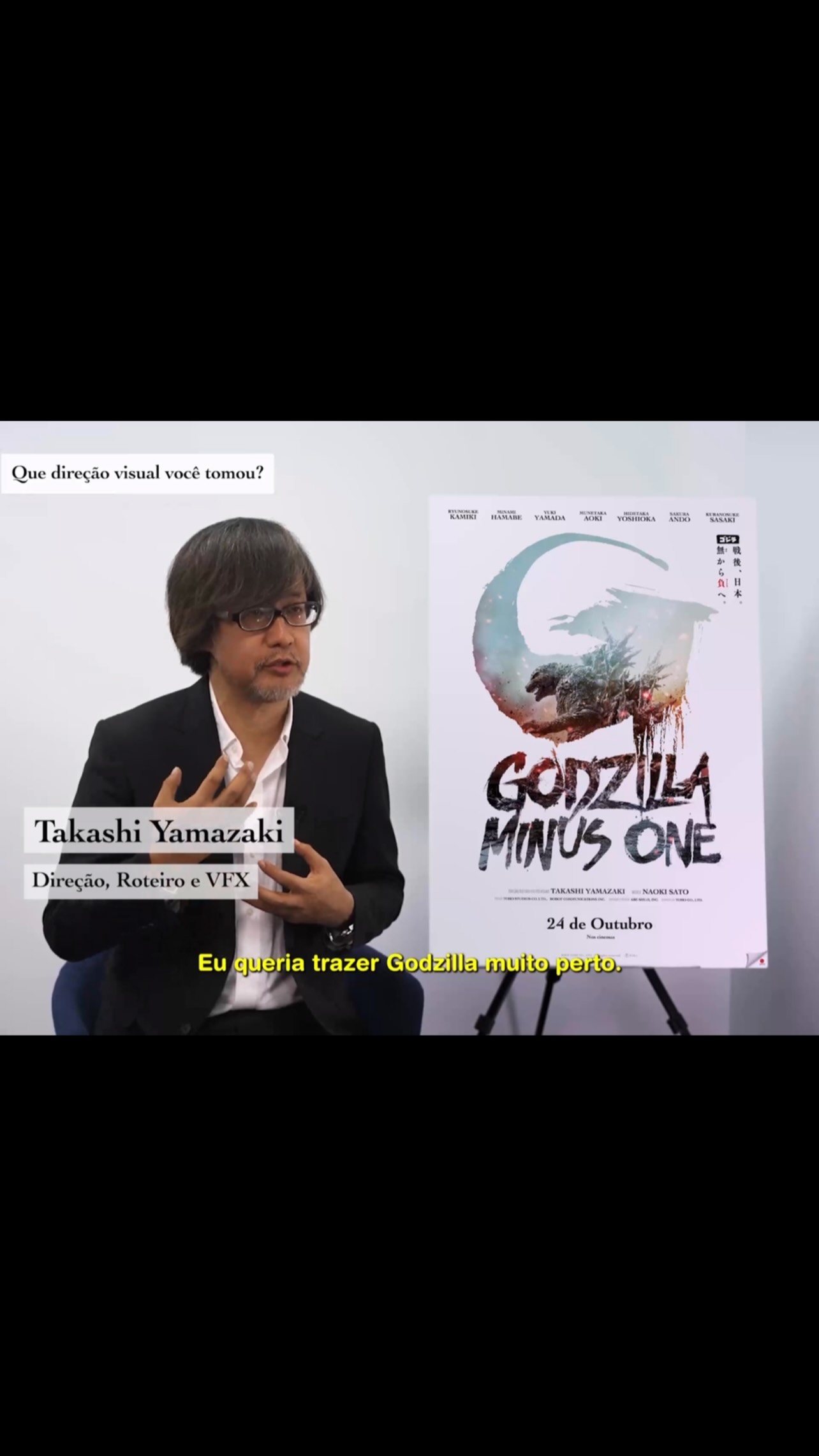 Godzilla Minus One retorna hoje aos cinemas brasileiros! Ingressos disponíveis no link da Bio